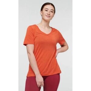 Cotapaxi Women's Paseo Travel T-Shirt Orange Large Gorpcore Outdoor Hiking Daily